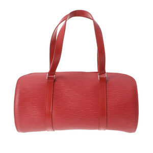 Louis Vuitton Epi Handbag Castilian Red